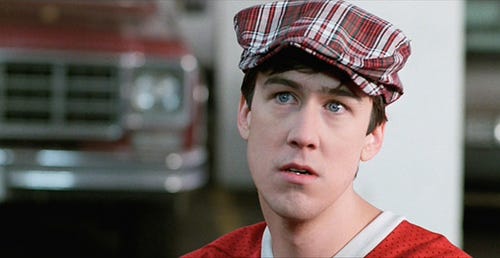 Image result for cameron ferris bueller