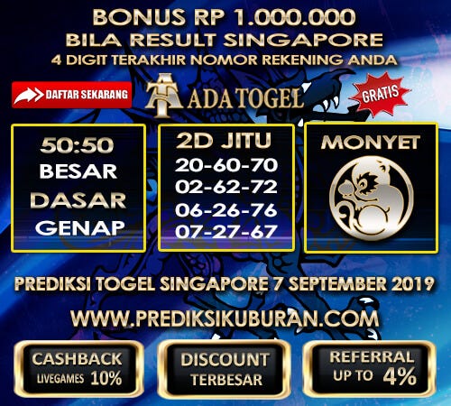 Prediksi Angka Jitu Togel Sgp Minggu 8 September 2019 By Prediksi Kuburan Medium
