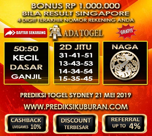 Prediksi Angka Jitu Togel Sidney Jumat 24 Mei 2019 By Prediksi Kuburan Medium