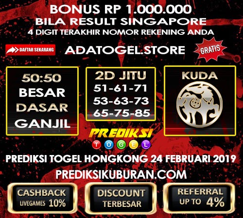 Togel Prediksi Hk Jitu
, Prediksi Jitu Togel Singapura Minggu 24 Februari 2019 By Prediksi Kuburan Medium