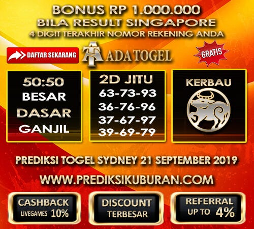Prediksi Angka Jitu Togel Singapura Senin 23 September 2019 By Prediksi Kuburan Medium