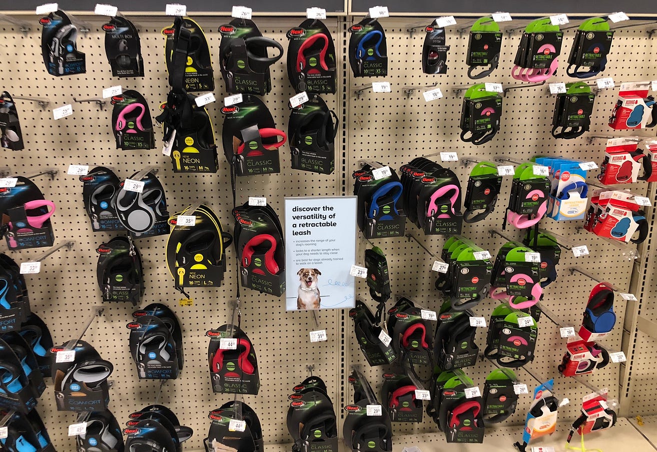 boots and barkley retractable dog leash