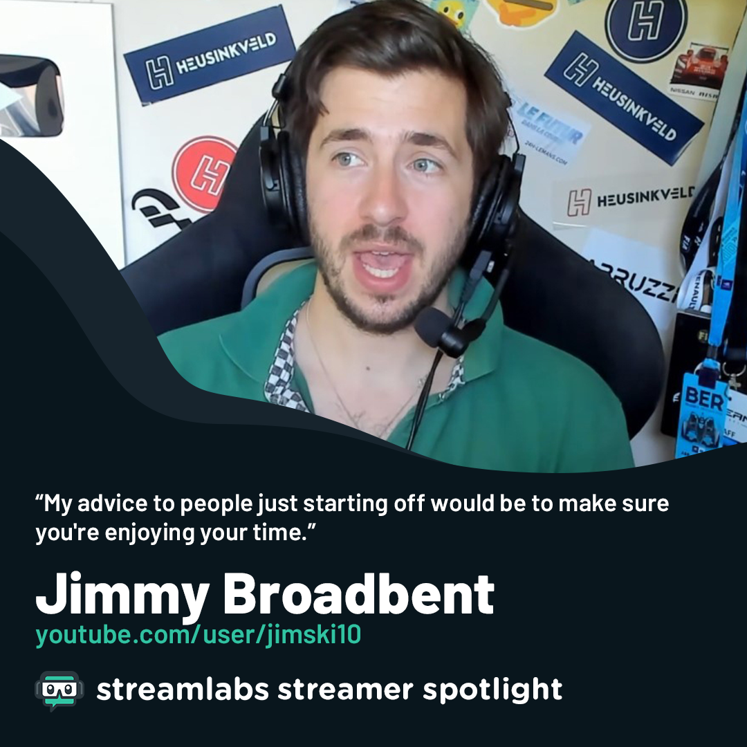Who Is Jimmy Broadbent Top Youtube Sim Racing Content Creator By Ethan May Streamlabs Blog