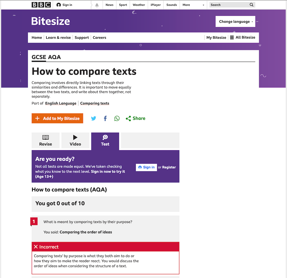 Enabling Students To Practice On Bitesize By Duncan Mcdonald Bbc Product Technology Medium