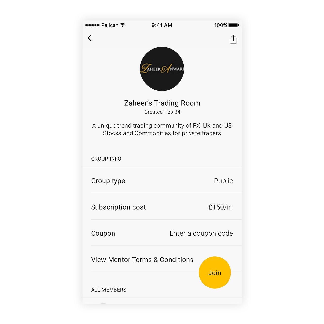 Pelican S Mentor Zaheer Anwari Pelican Trading Medium - 