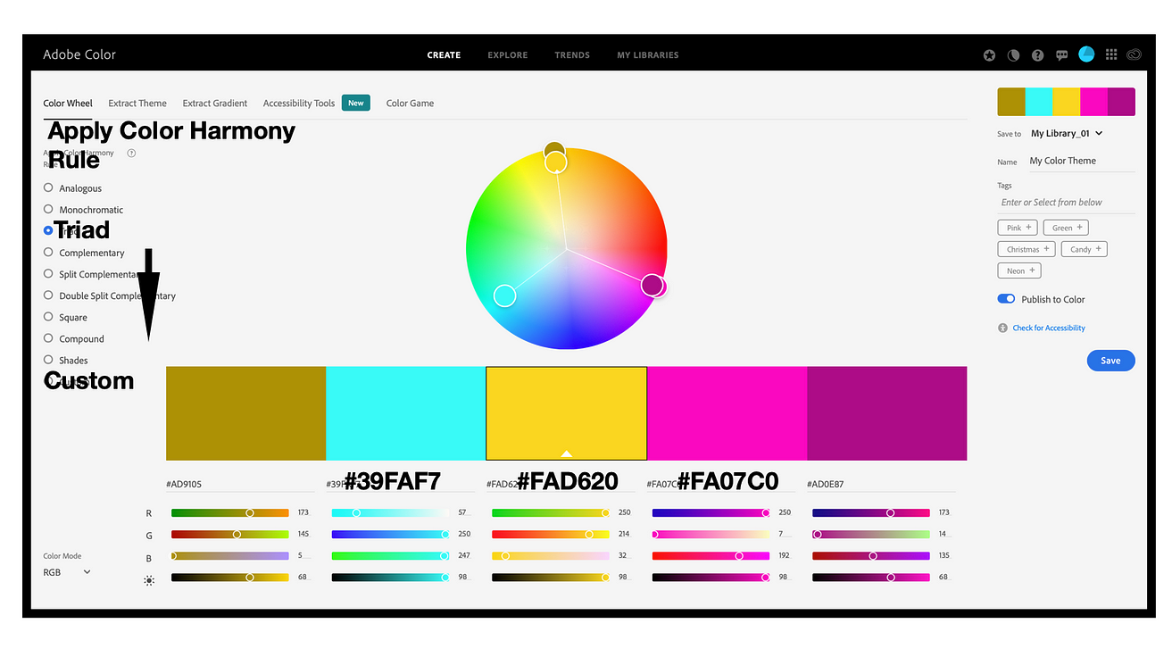 adobe color wheel