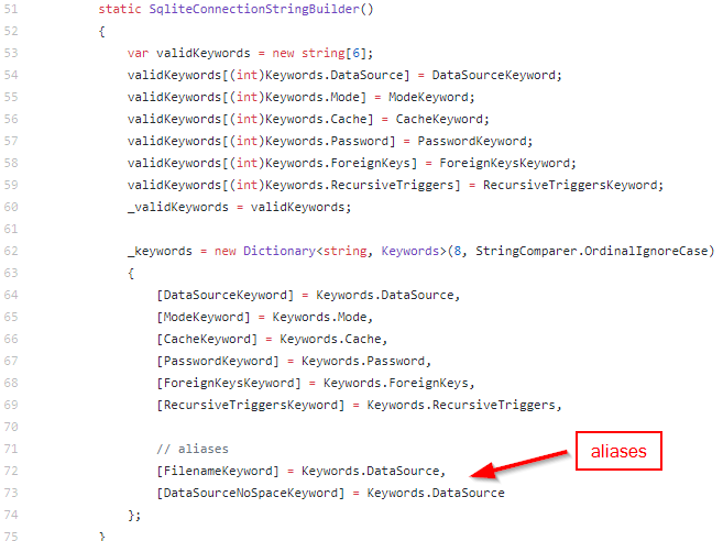 SQLite Connection String: Filename vs DataSource vs Data Source? | by  Changhui Xu | codeburst