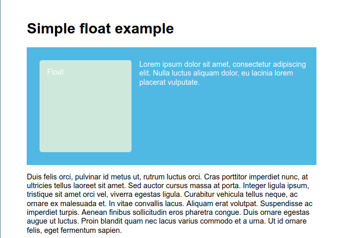 A primer on “Float” in CSS. Float is a property allowed by CSS for… | by  Akshat | UX Collective