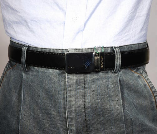 man's belt