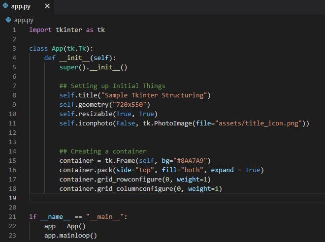 How to Create & Structure a Complex Tkinter Application [2022] | by ...