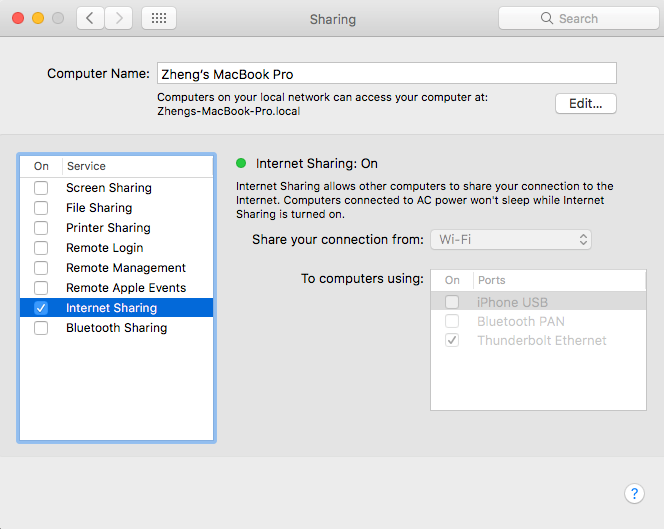 internet for mac book