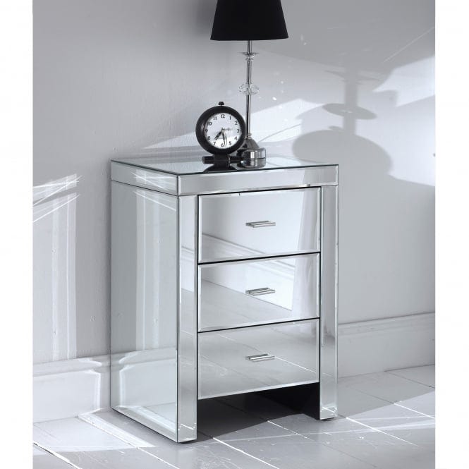 slim mirrored dressing table