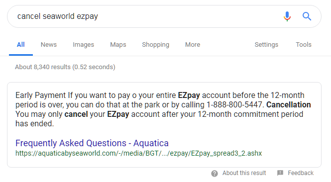 How To Cancel Seaworld Ezpay Busch Gardens Aquatica