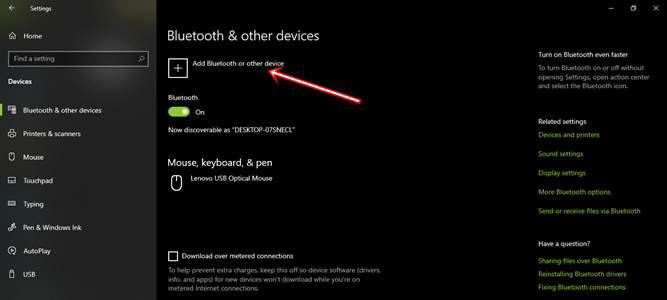 How to connect Samsung Level U to PC 