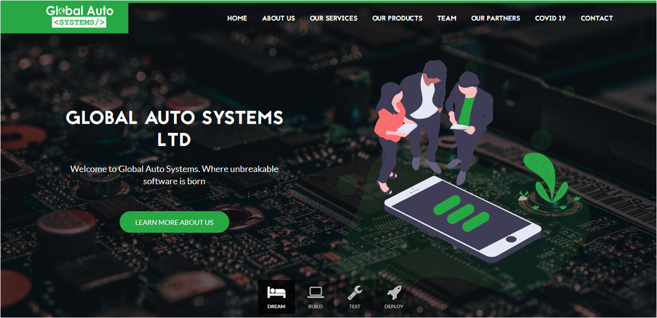Global Auto Systems website
