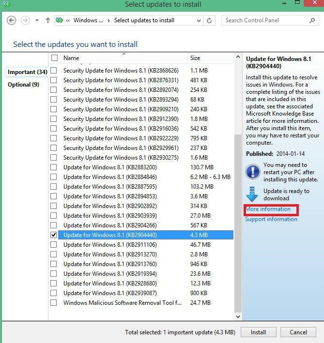 Windows Update Standalone installer usage and troubleshooting by