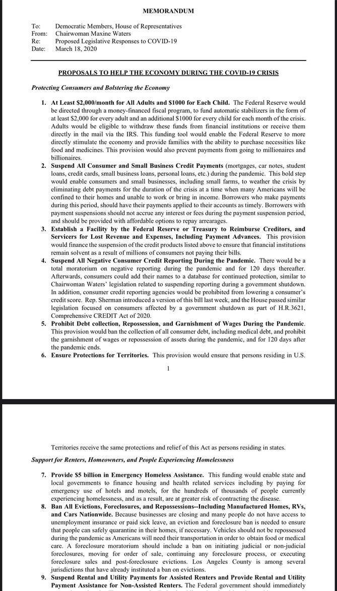 The Next Phase of Economic Relief. by Nadin Brzezinski Data Driven