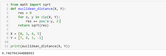 Understanding Euclidean Distance and Cosine_Similartiy | by Vikram Ojha |  Medium