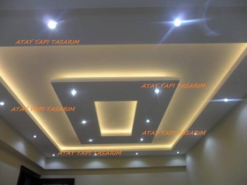 Koridor Icin Asma Tavan Modelleri By Atay Yapi Tasarim Dekorasyon Medium