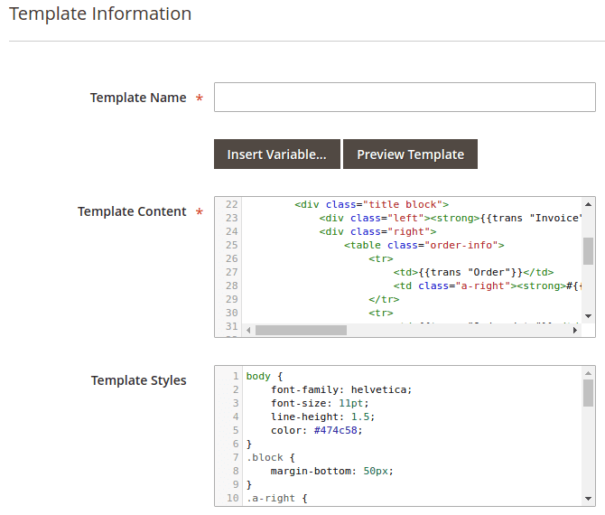 Custom Magento 2 PDF templates. I encourage you to design great looking