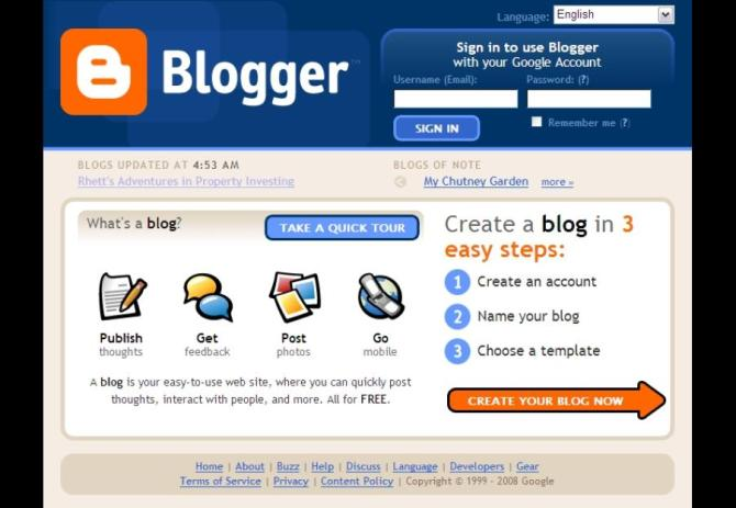 best sites to create a blog for free