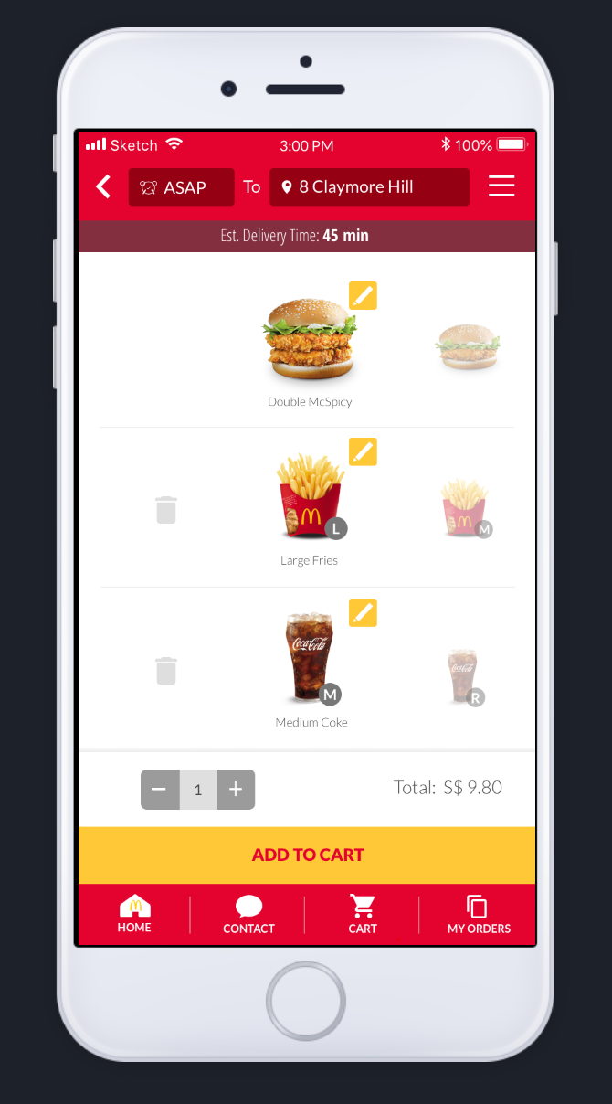 The McDelivery app, reimagined. A UX Case Study And Redesign Of The