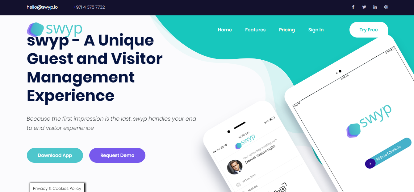 SWYP-A unique guest and visitor management experience
