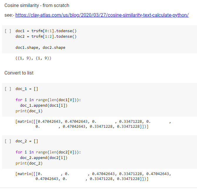 Different ways to calculate Cosine Similarity in Python | by Tracyrenee ...