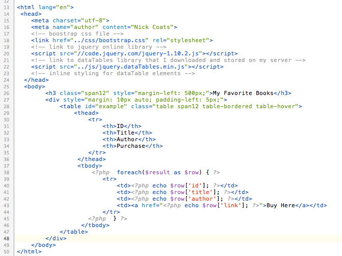 jQuery DataTables. An alternative way to show and… | by Nick Coats | Medium