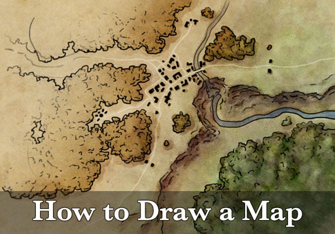 How to draw a map. This tutorial covers my entire process…  by 