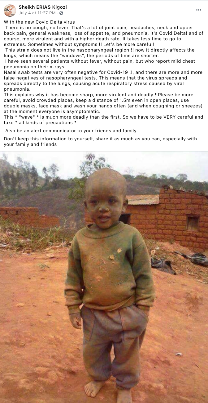 Misleading Claims That The Delta Variant Of Covid 19 Is More Fatal And Has Atypical Symptoms Are Partly False By Pesacheck Aug 21 Pesacheck