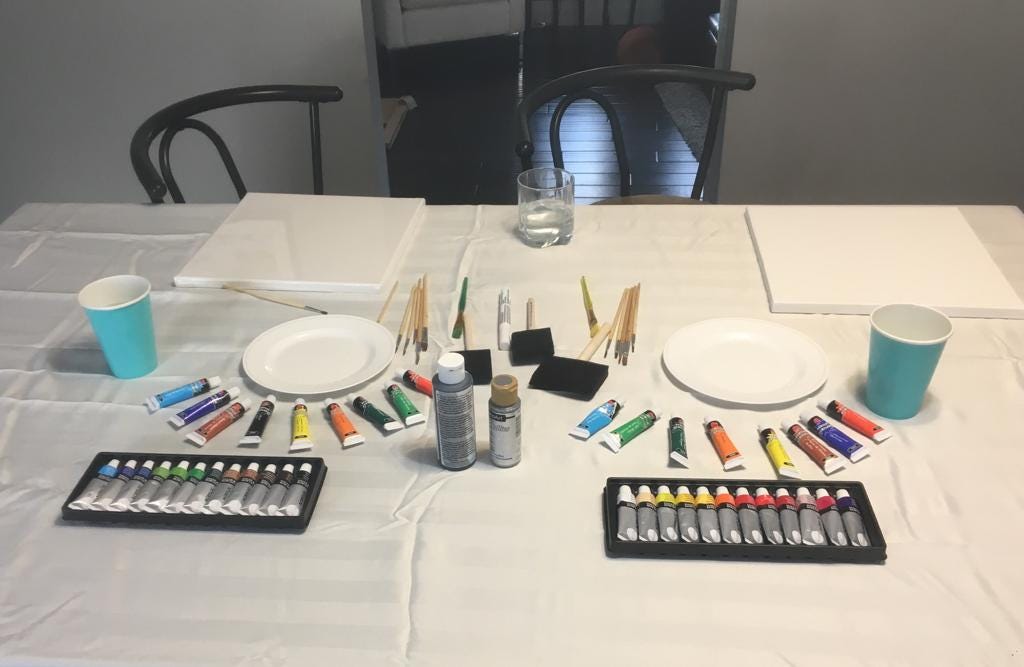 DIY Paint Night Is The Perfect Cheap Date Making of a Millionaire