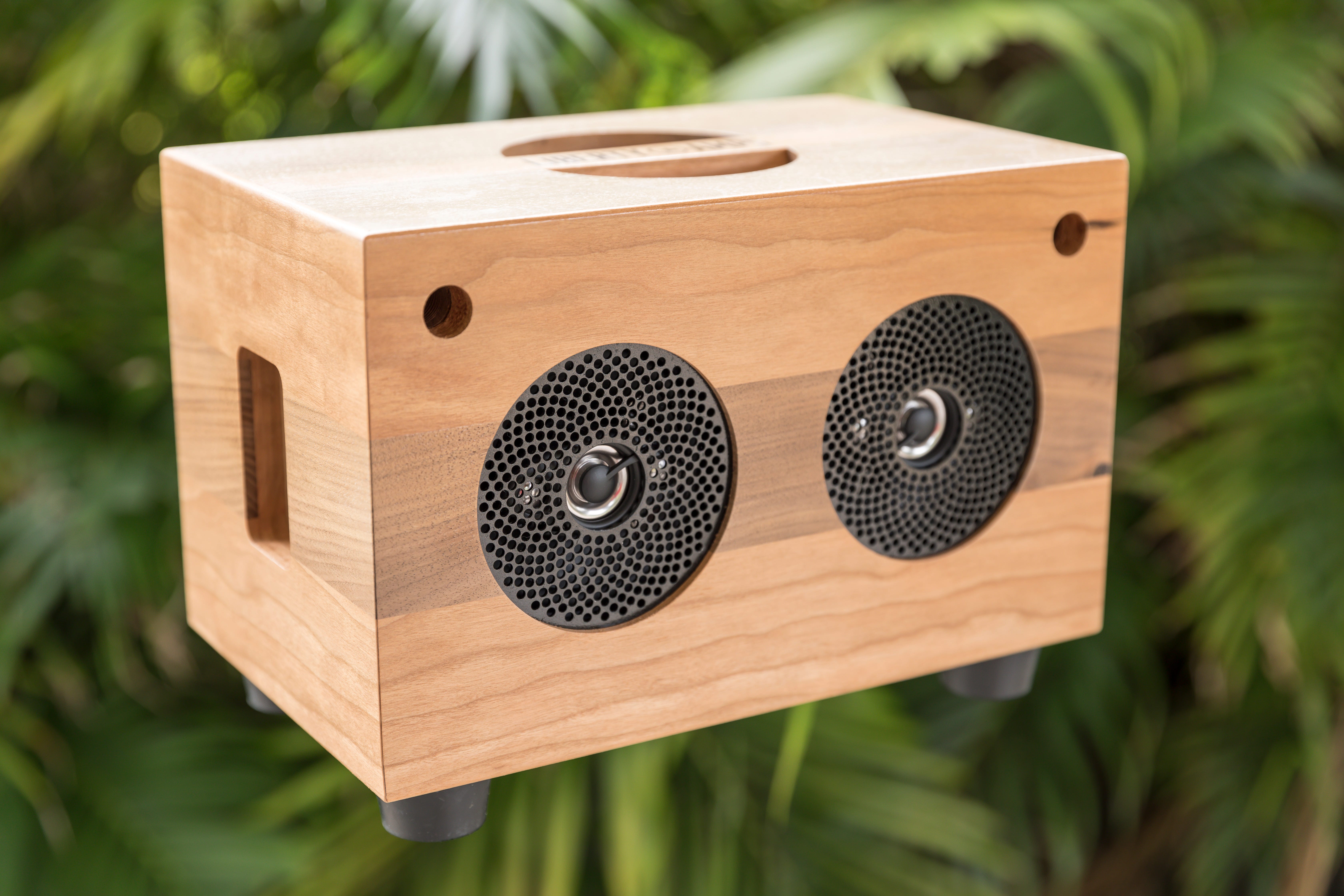 native wooden bluetooth speaker