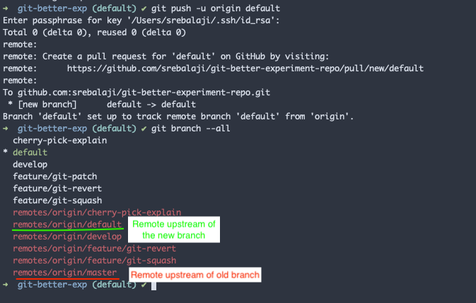 How to change git default branch from master | by Srebalaji Thirumalai |  Level Up Coding