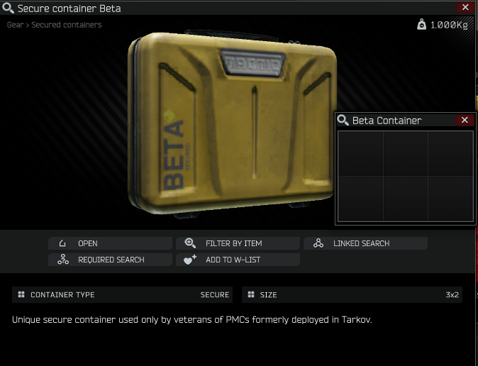 Escape from Tarkov: Easiest/Cheapest way to get Secure Container Beta  (Spawn locations and prices) | by Ethan Roberts | Medium