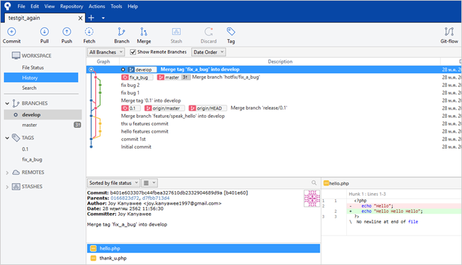 [#2 Bitbucket] การใช้ git ใน Bitbucket + ทำ gitflow ใน SourceTree | by ...