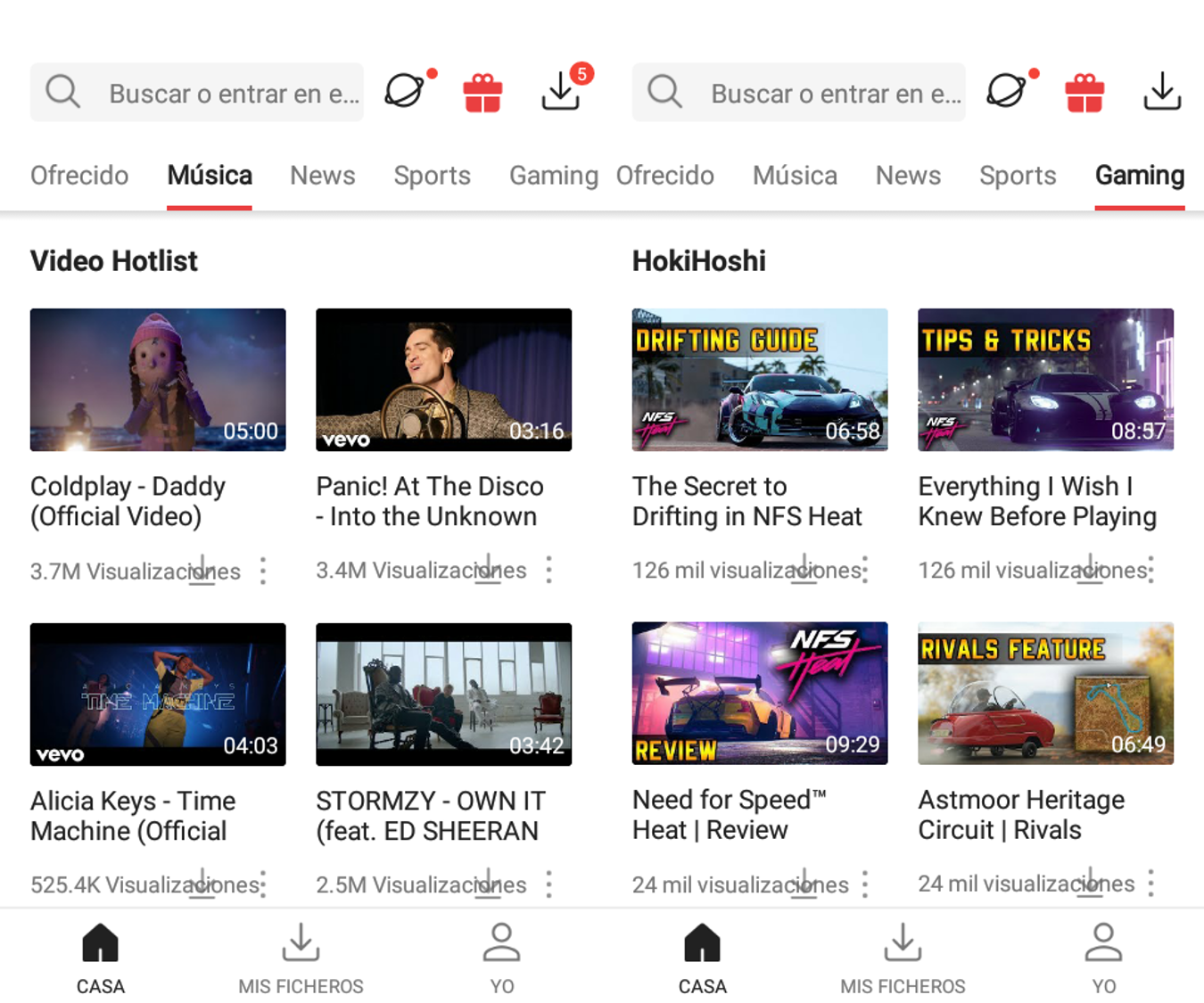 vidmate para descargar