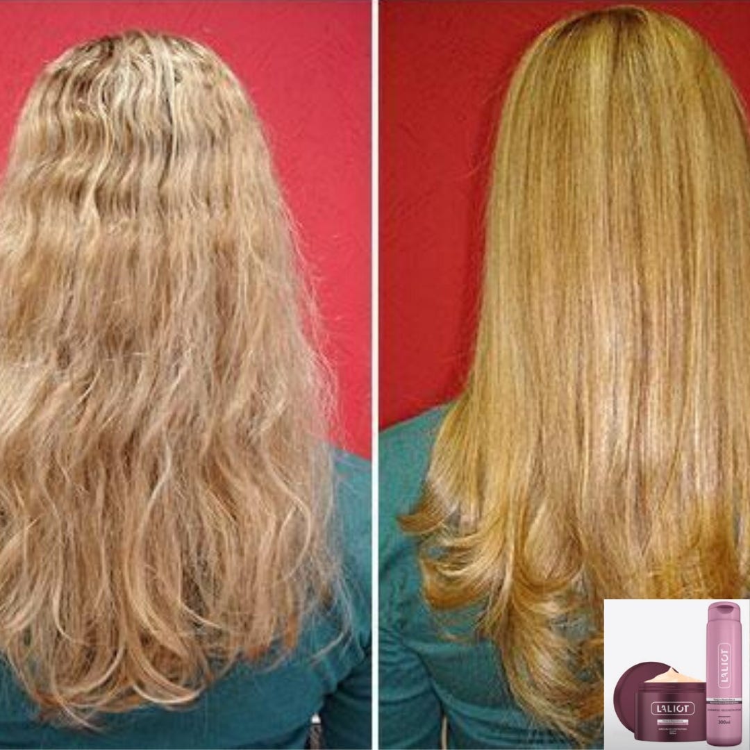 Laliot Shampoo e máscara reconstrutora possibilitam o melhor resultado pra recupera o seu cabelo.