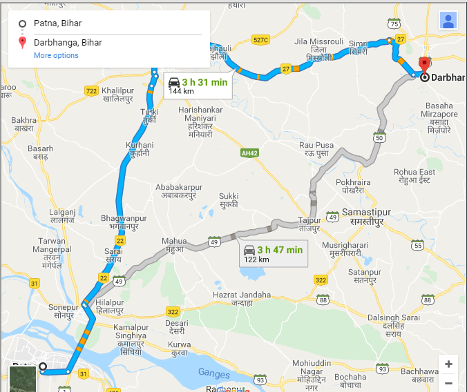 Kolkata To Patna Bus Route Map Patna To Darbhanga Bus. By Road Of Distance Between Patna… | By  Packagessouthindia | Medium