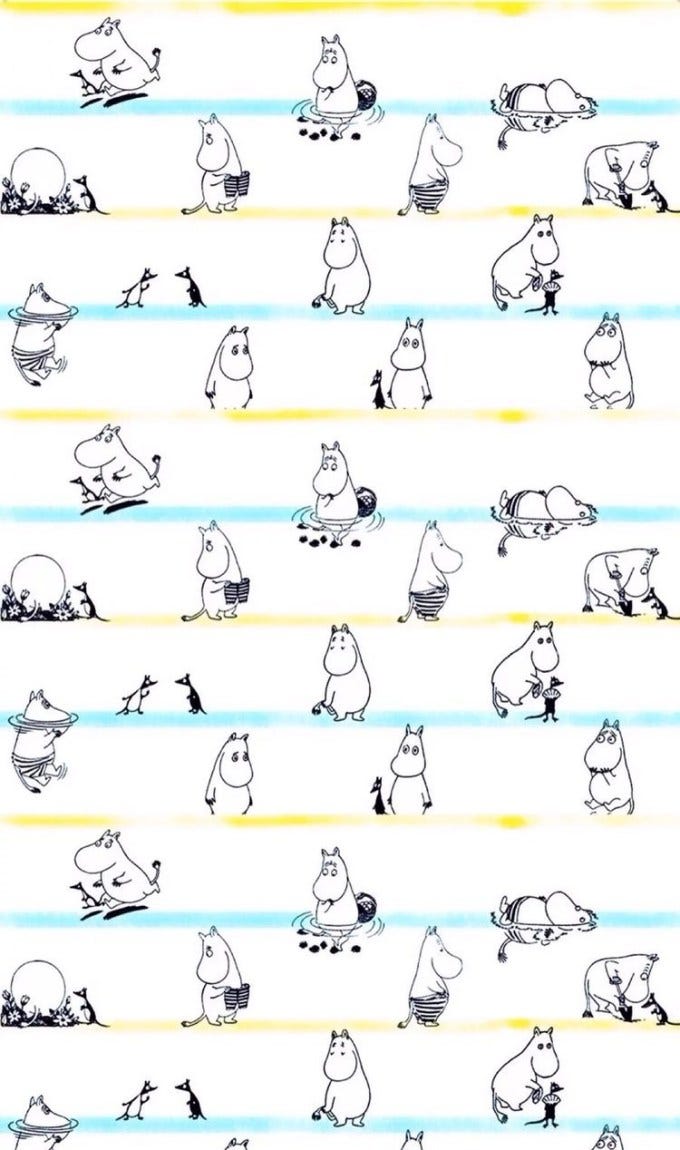 ムーミン Moomin 17 By Iphone Wallpaper Medium