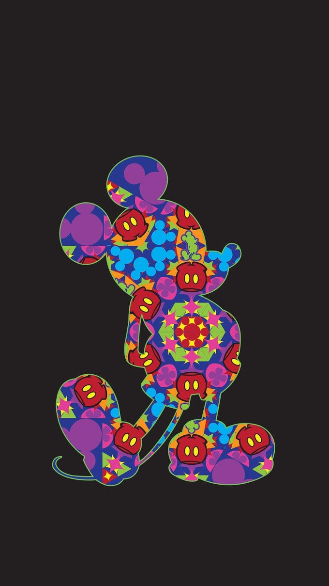 ミッキーマウス サイケデリック By Iphone Wallpaper Medium
