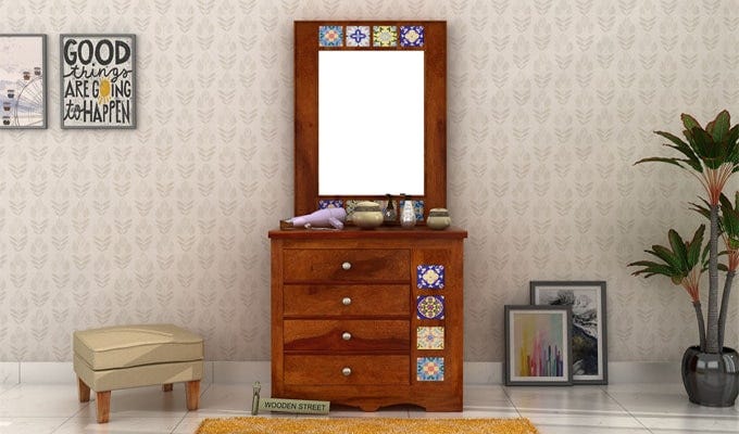How Can You Make A Dressing Table From The Chest Of Drawers