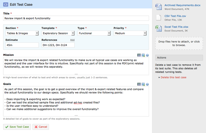 testrail markup