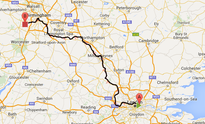 grand union canal map A Grand Union Canal Tour London To Birmingham On Bike By Sam