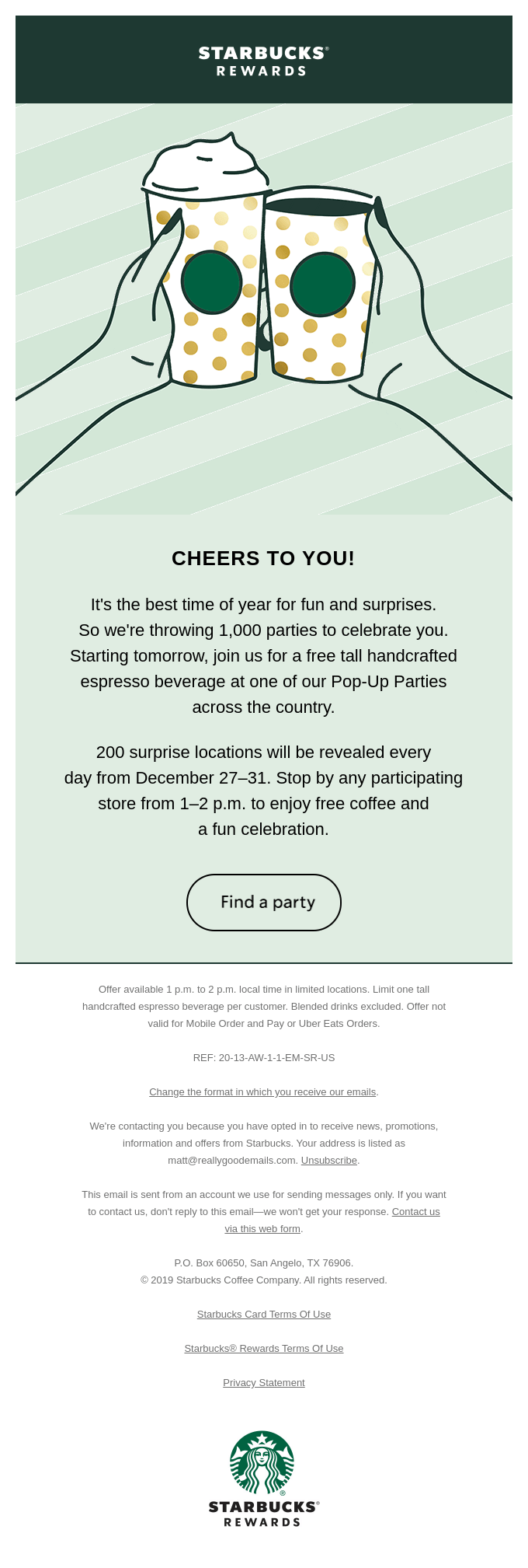 7 Best Email Design Inspiration From Starbucks | by Lira Mail | Medium
