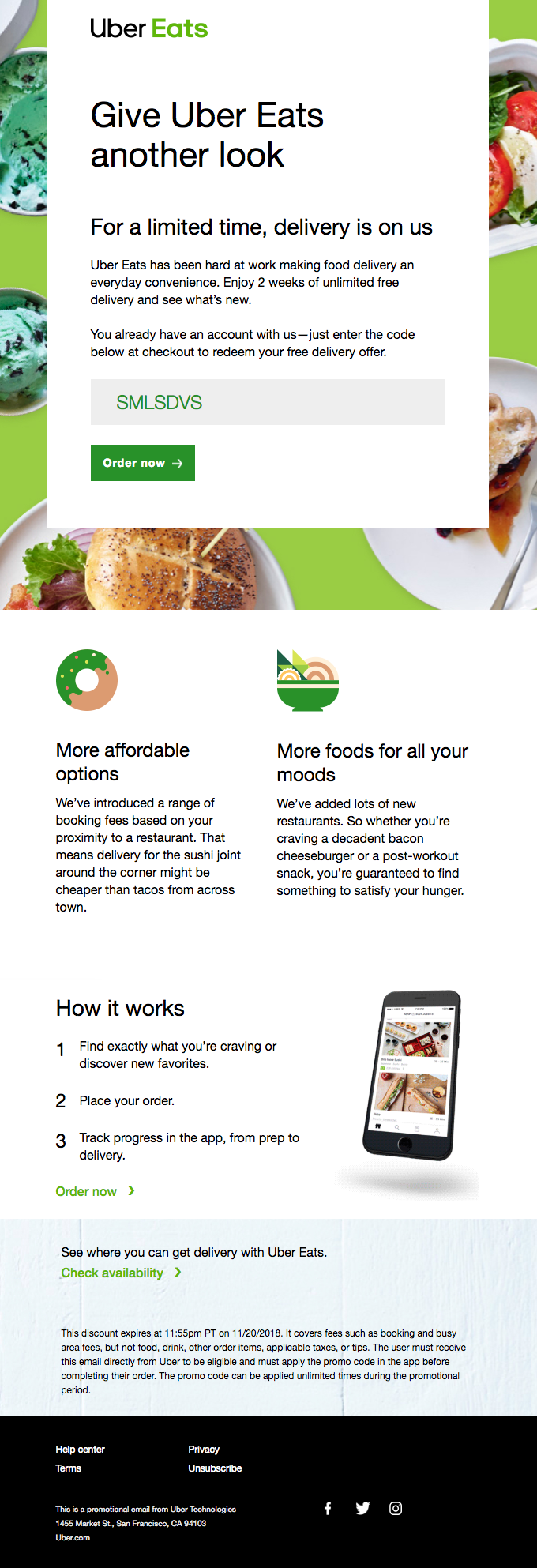 11 Best Email Design Inspiration From Uber Part Two By Lira Mail