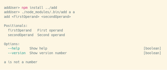 node npm install arguments node npm install arguments