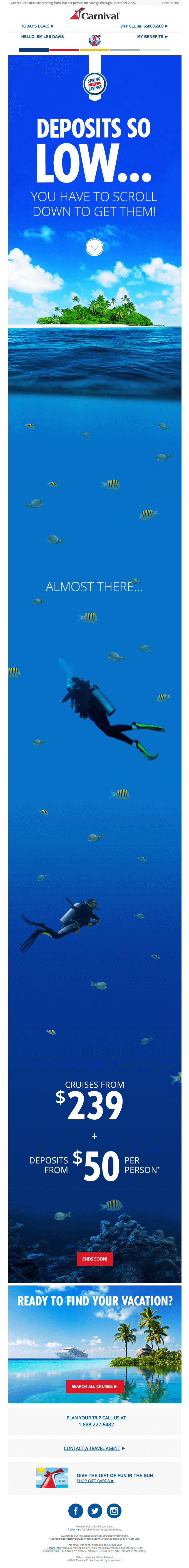 How Carnival Cruise Line Uses Their Data to Optimize Email | by Cate ...