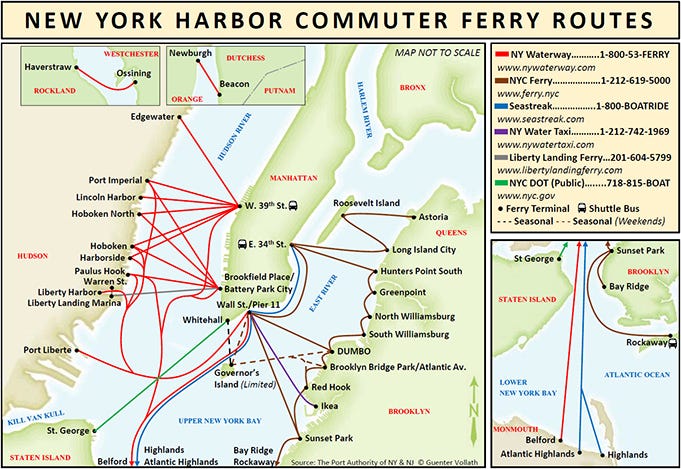 new jersey to brooklyn ferry