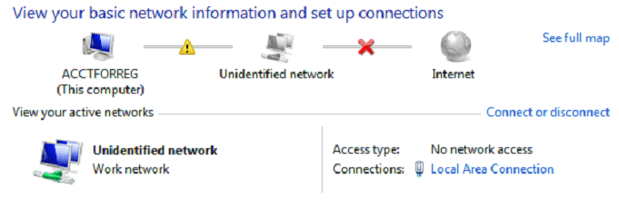 limited wireless connection windows 10